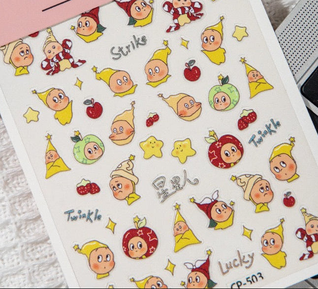 Small stickers pack of 3