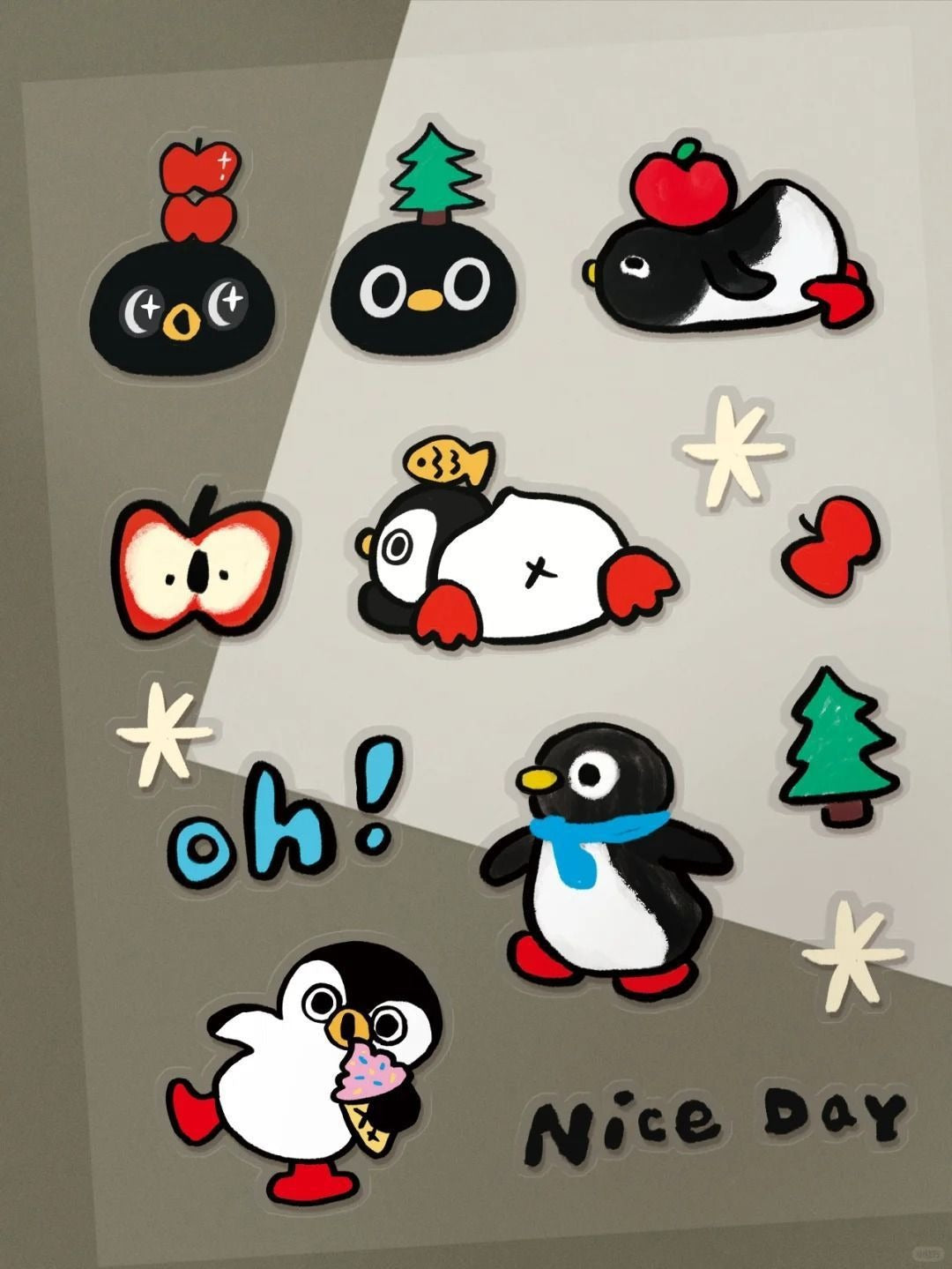 Big Stickers Pack of 3